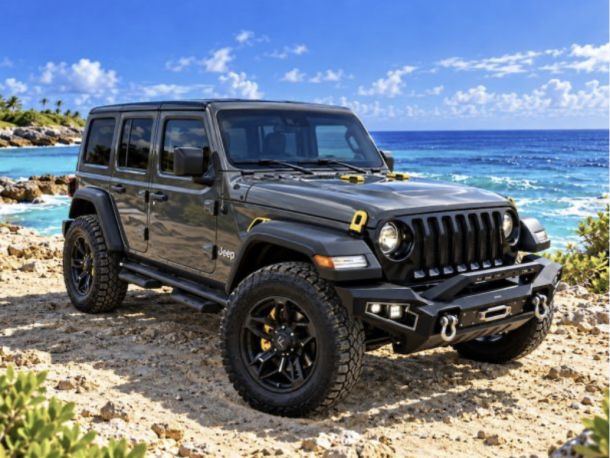 Alquila un coche Jeep Wrangler con kilometraje ilimitado por 1, 2 o 3 días